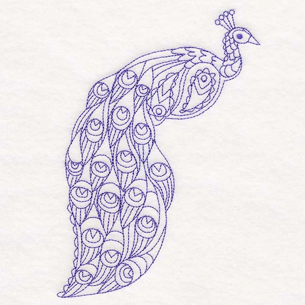 Paisley Animals - Peacock - Image 4