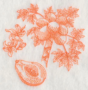 Papaya Botanical (Toile) - Image 5