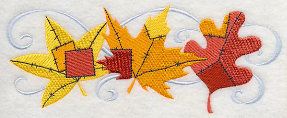 Patchwork Autumn Leaves - Image 3