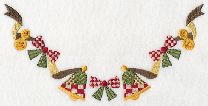 Patchwork Bells Neckline (V-Neck) - Image 4