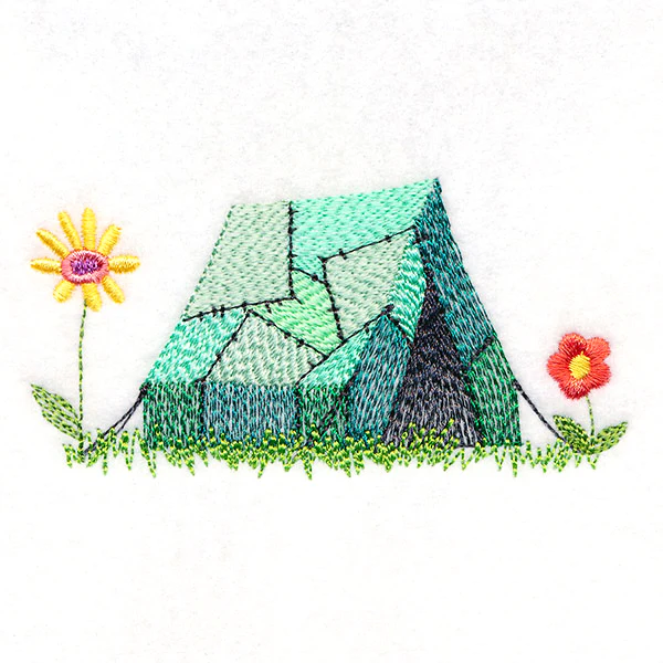 Patchwork Gnome Tent - Image 2