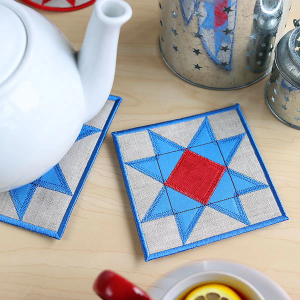 Patchwork Kitchen Trivet (In-the-Hoop)