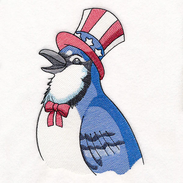 Patriotic Blue Jay - Image 2