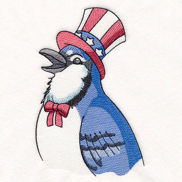 Patriotic Blue Jay - Image 3