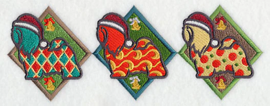 Patterned Shih Tzu Triptych - Image 4