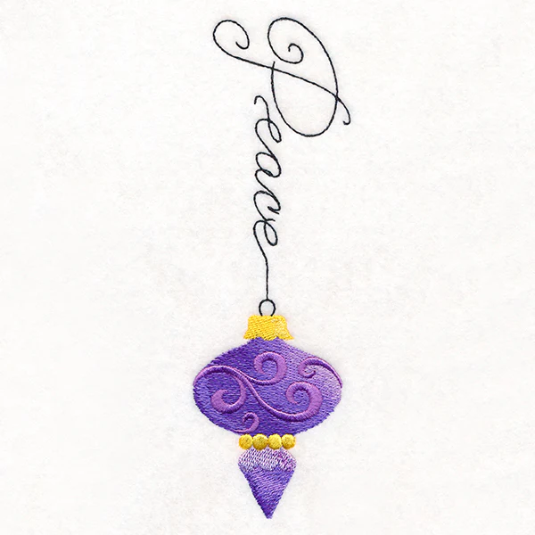 Peace Christmas Ornament - Image 3