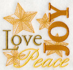Peace Love Joy Christmas Square - Image 11