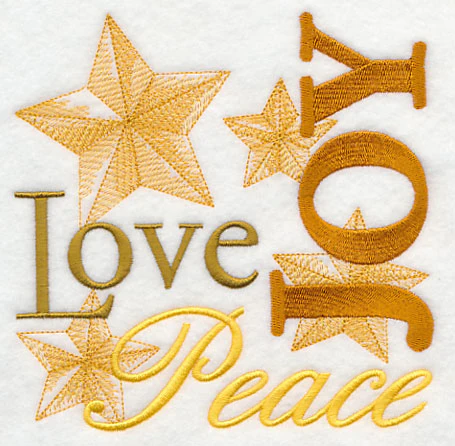 Peace Love Joy Christmas Square - Image 17