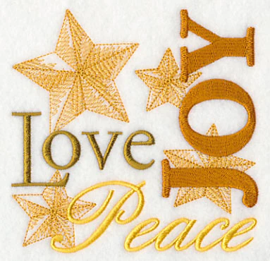 Peace Love Joy Christmas Square - Image 18