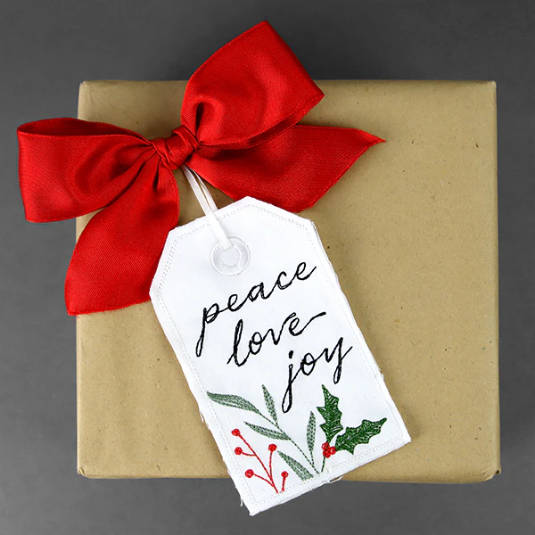 Peace Love Joy Tag (In-the-Hoop) - Image 6