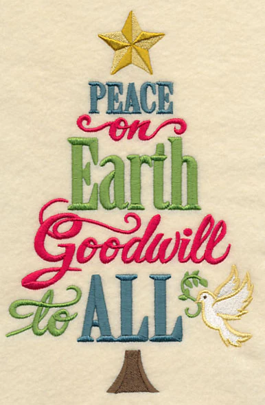 Peace on Earth Christmas Tree - Image 3