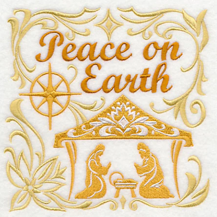 Peace on Earth with Nativity Scene - Image 3