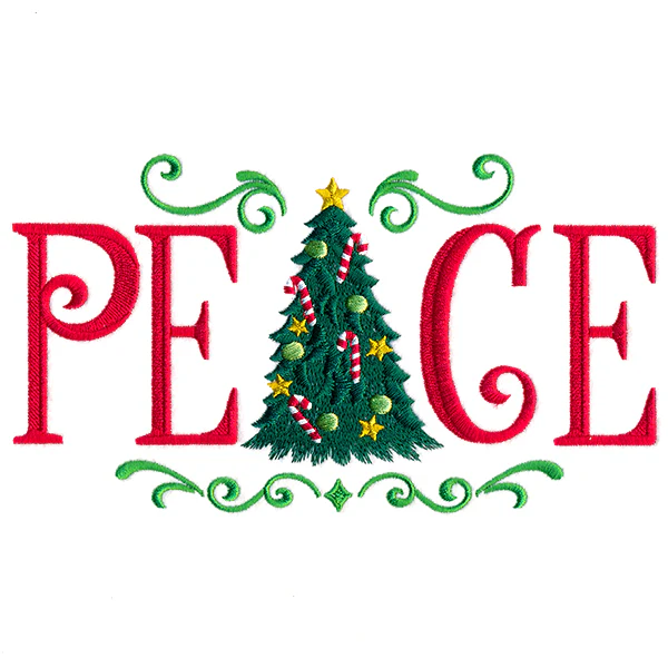 Peace with Christmas Tree - Image 3