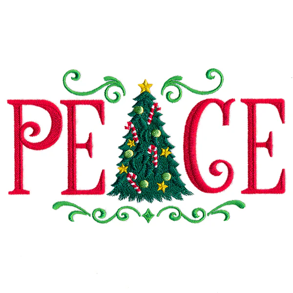 Peace with Christmas Tree - Image 4