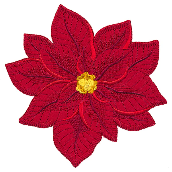 Peaceful Poinsettia (Heirloom Applique) - Image 7