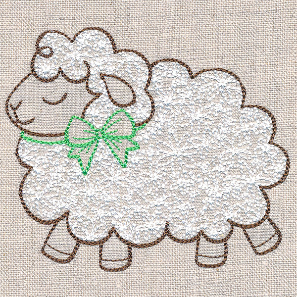 Peaceful Sheep in Bloom - Image 5