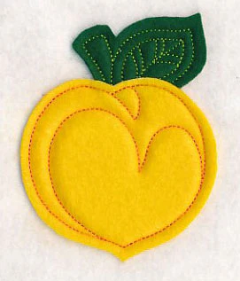 Peach (Crafty Cut Applique) - Image 2