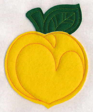 Peach (Crafty Cut Applique) - Image 3
