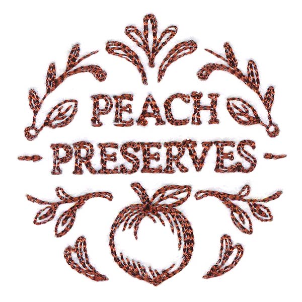 Peach Preserves Jar Topper - Image 2