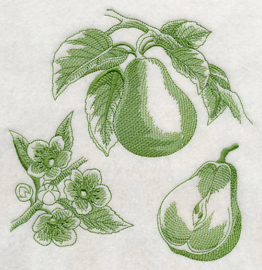 Pear Botanical (Toile) - Image 2