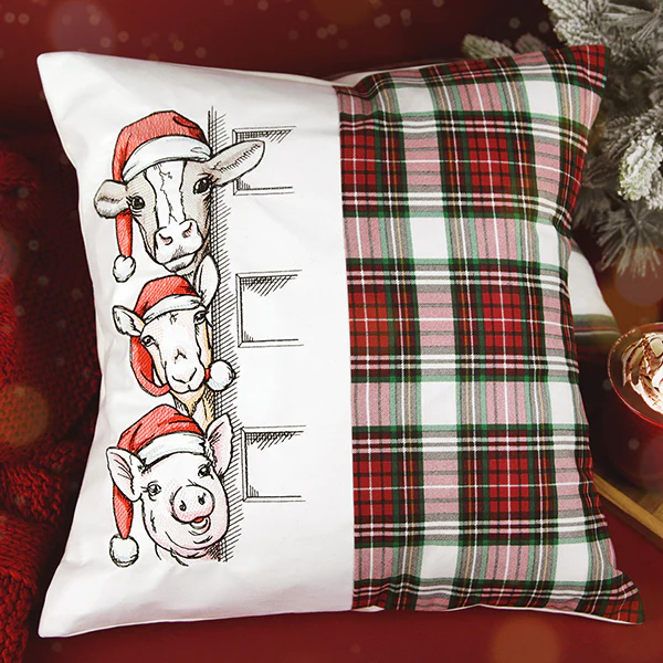 Peeking Christmas Farm Animal Stack - Image 9