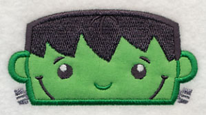 Peeking Frankenstein's Monster (Applique) - Image 3
