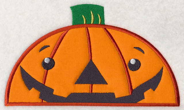 Peeking Jack-o-Lantern (Applique) - Image 4