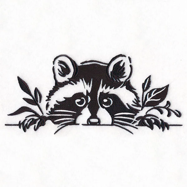 Peeking Raccoon Border - Image 15
