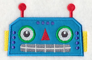 Peeking Robot (Applique) - Image 3