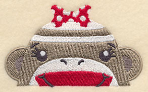Peeking Sock Monkey (Girl) - Image 3