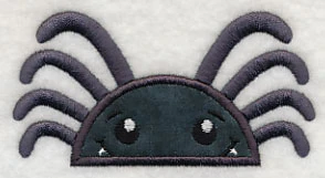 Peeking Spider (Applique) - Image 3