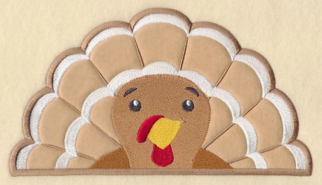 Peeking Turkey (Applique) - Image 4