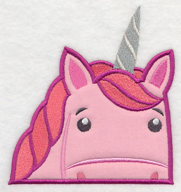 Peeking Unicorn (Applique) - Image 2