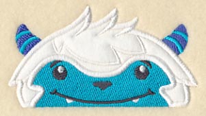 Peeking Yeti (Applique) - Image 3