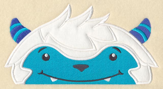 Peeking Yeti (Applique) - Image 4