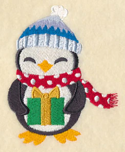 Penguin with Christmas Gift - Image 2
