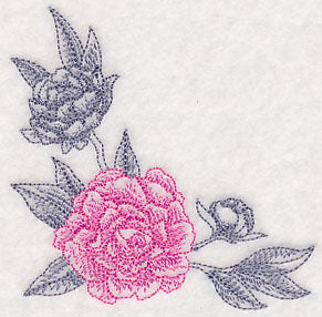 Peony Corner (Toile) - Image 3