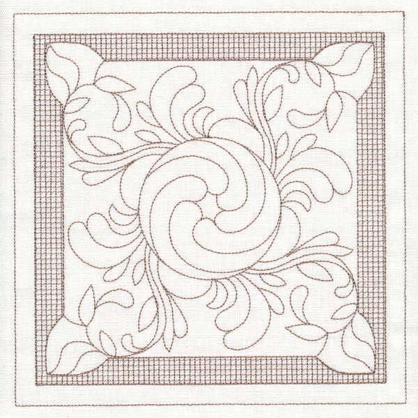 Peony Square (Trapunto) - Image 6