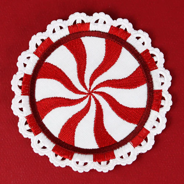 Peppermint Coaster (In-the-Hoop) - Image 4