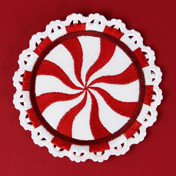 Peppermint Coaster (In-the-Hoop) - Image 8