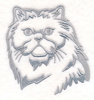 Persian Cat Silhouette - Image 2