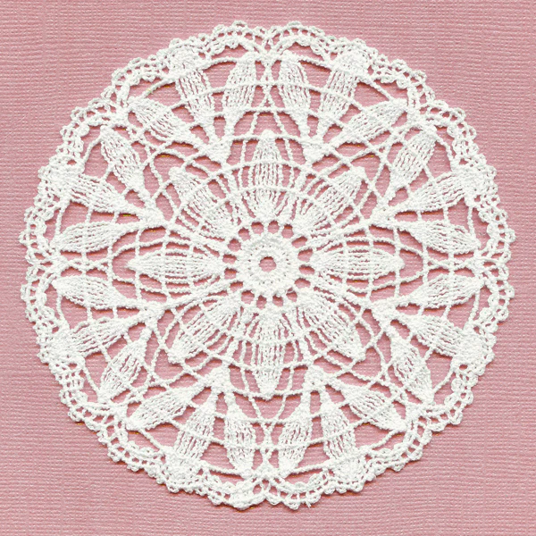 Petal Bouquet Doily (Battenburg Lace) - Image 4