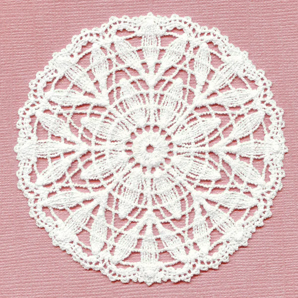 Petal Bouquet Doily (Battenburg Lace) - Image 5