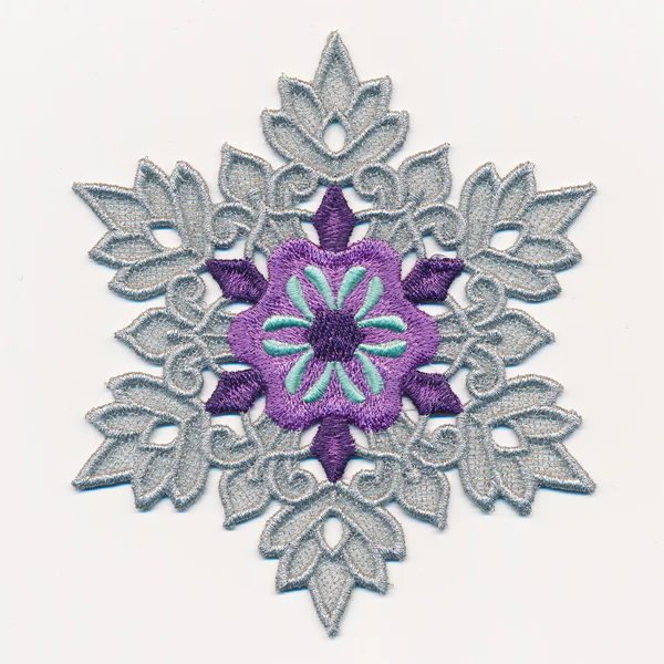 Petunia Blossom Snowflake (In-the-Hoop) - Image 2