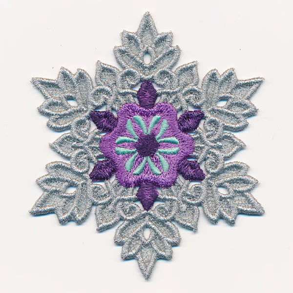Petunia Blossom Snowflake (In-the-Hoop) - Image 3