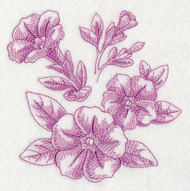 Petunia Botanical (Toile) - Image 4