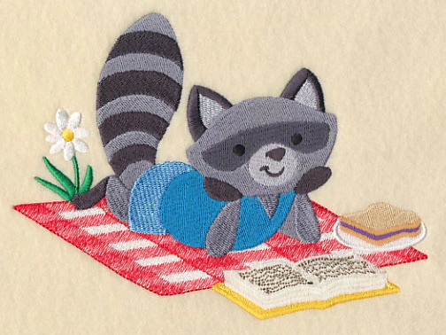 Picnic Pal - Reading Raccoon - Image 2
