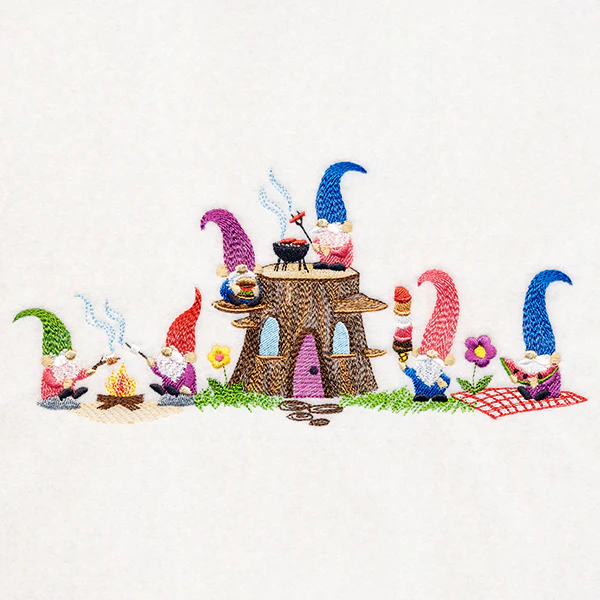 Picnic Party Gnome Border - Image 2