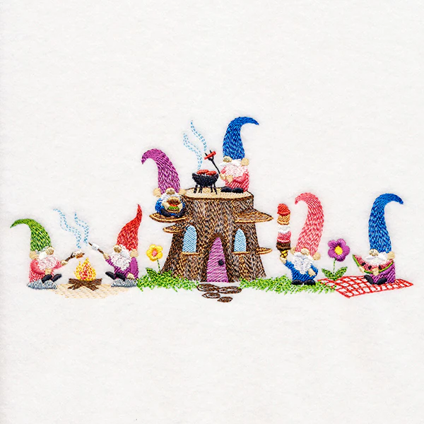 Picnic Party Gnome Border - Image 3