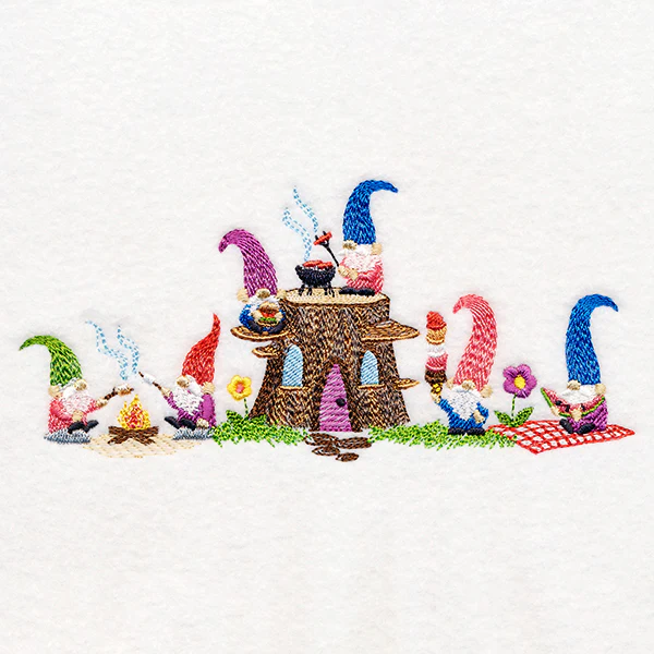 Picnic Party Gnome Border - Image 4